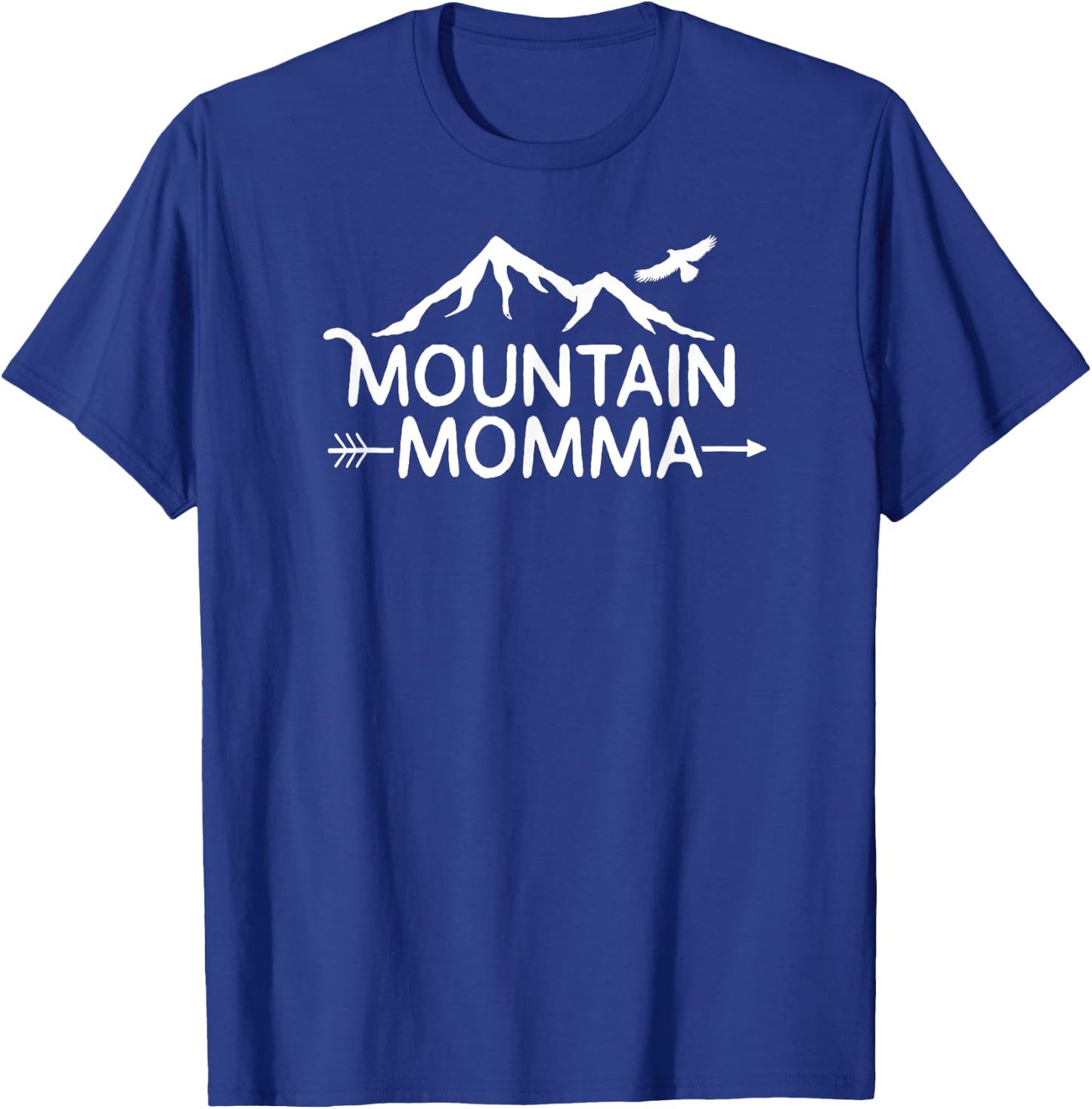 Mountain Momma for Outdoors Ladies & Women T-Shirt - T-Shirt | Royal