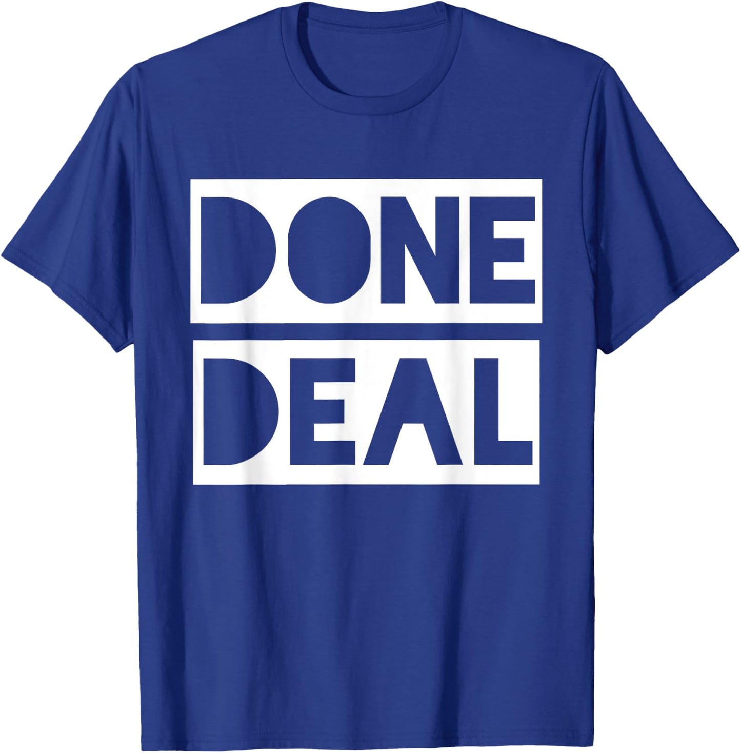 Done Deal Gift Rich Negotiator T-Shirt - T-Shirt | Royal