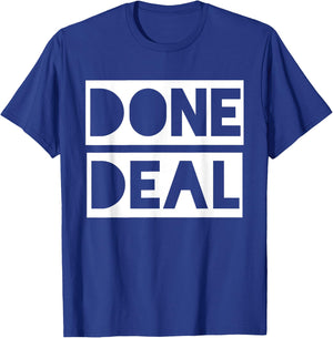 Done Deal Gift Rich Negotiator T-Shirt - T-Shirt | Royal