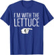 I'm With The Lettuce Matching Costume Lazy Halloween Party T-Shirt - T-Shirt | Royal