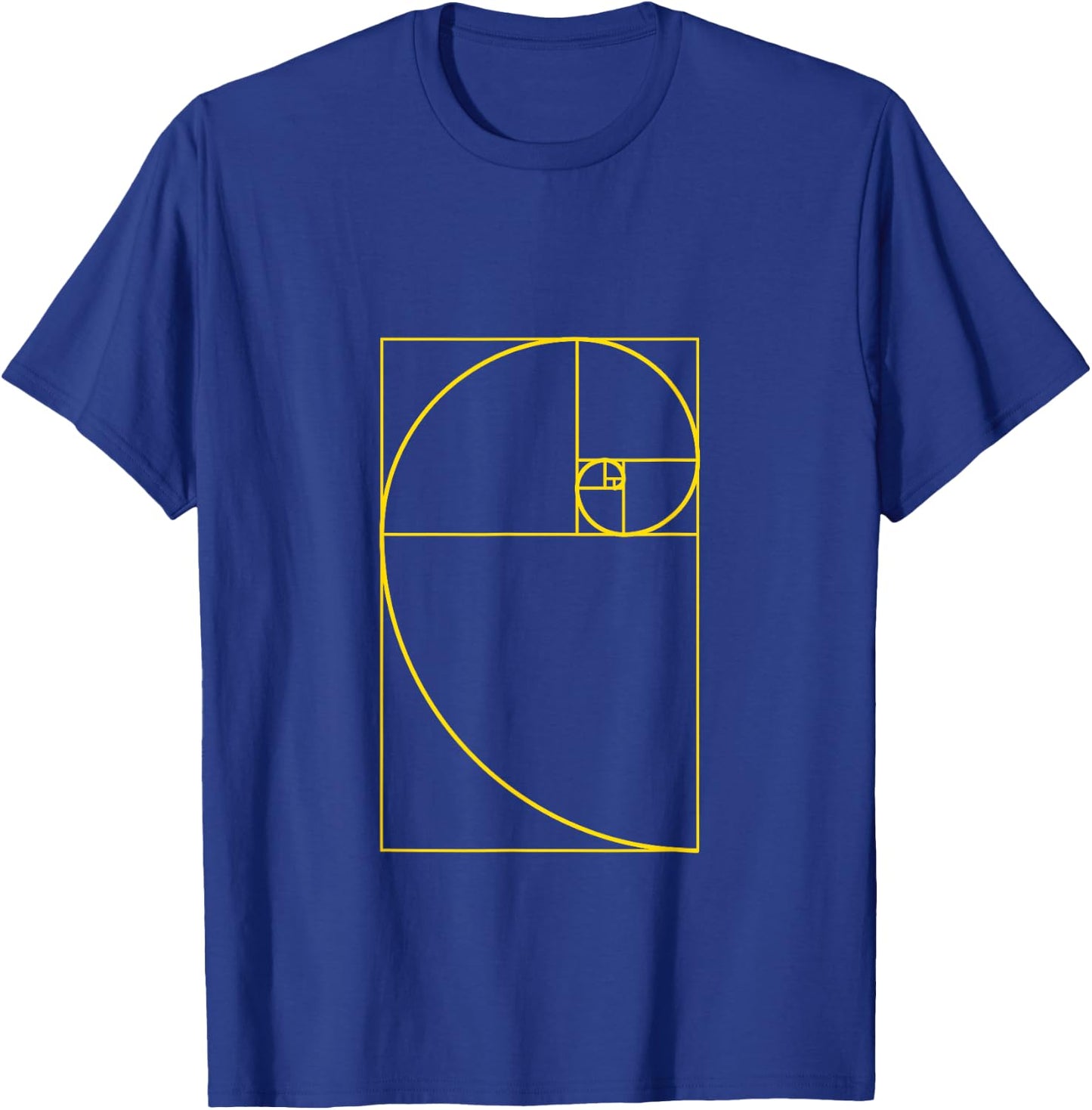 Golden Ratio Spiral Fibonacci Spiral Shirt T-Shirt - T-Shirt | Royal