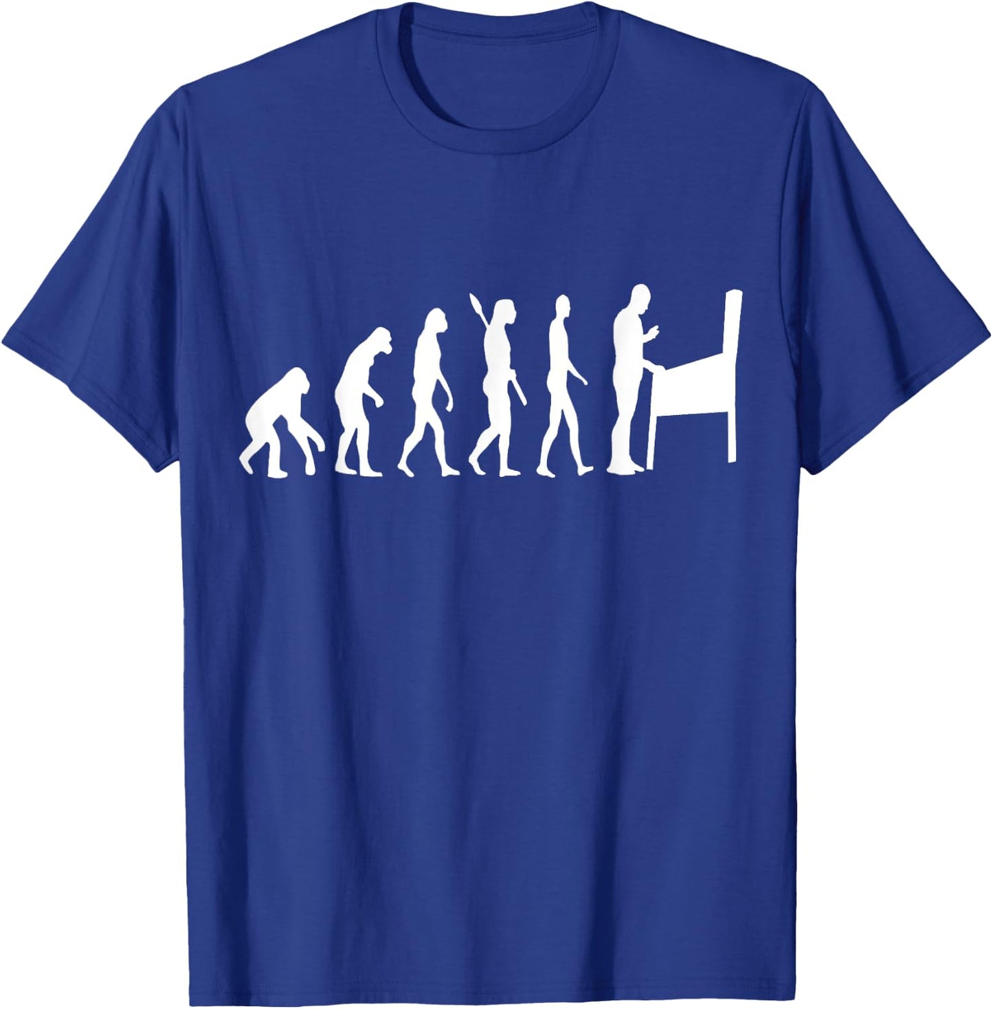 Pinball Evolution Flippers Flipping Ball Arace Game T-Shirt - T-Shirt | Royal