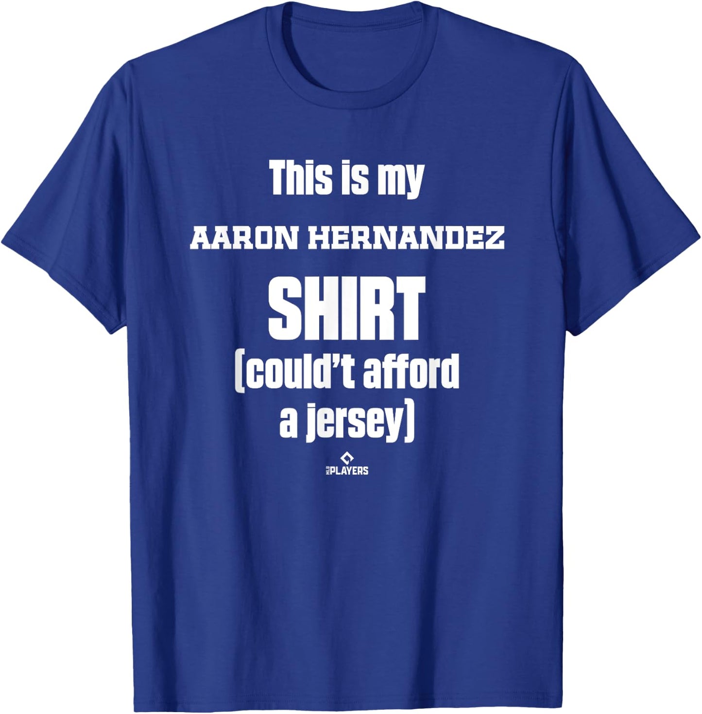 This Is My Shirt Aaron Hernandez Prospect Baseball Fan Gear T-Shirt - T-Shirt | Royal