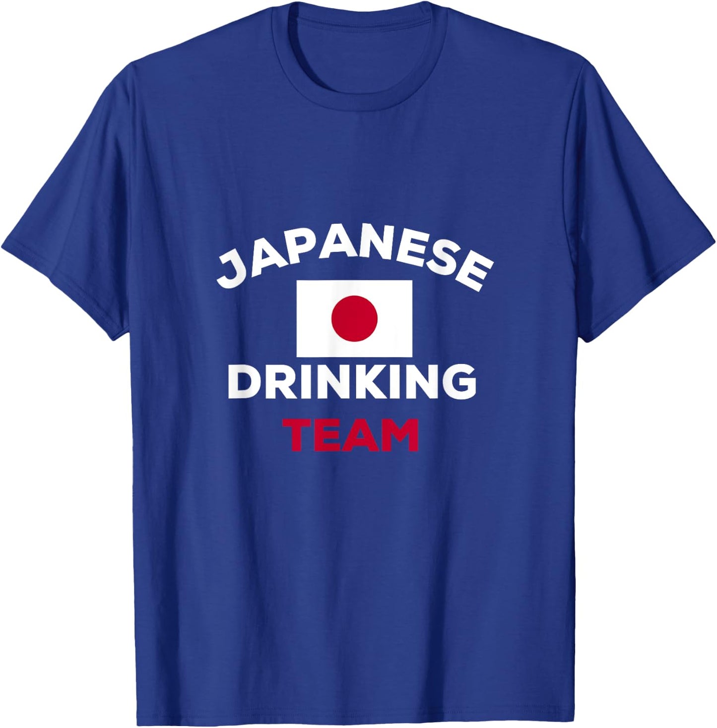 Japan Japanese Drinking Team Beer Flag Funny Alcohol Party T-Shirt - T-Shirt | Royal