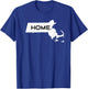 Home Massachusetts T-Shirt - T-Shirt | Royal