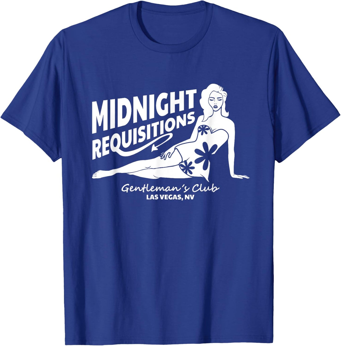 Funny Midnight Requisitions Gentleman Club Military Veteran T-Shirt - T-Shirt | Royal