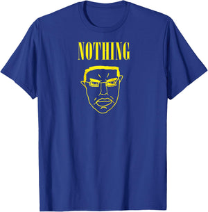 Nothing Ever Happens Chud Meme Wojak Raglan Baseball T-Shirt - T-Shirt | Royal