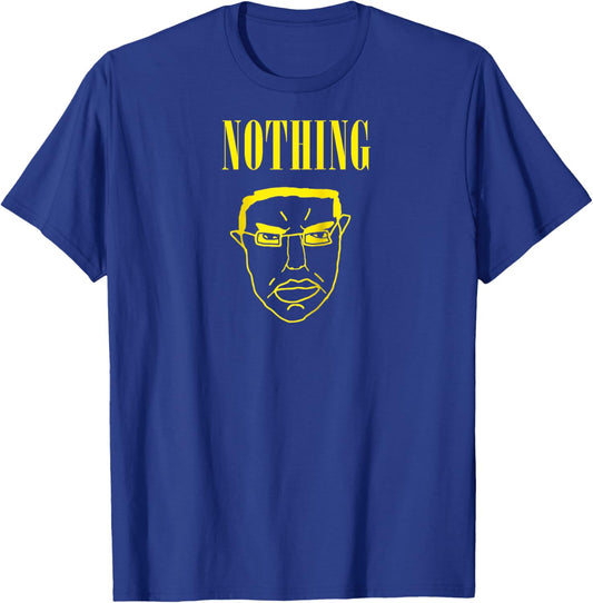 Nothing Ever Happens Chud Meme Wojak Raglan Baseball T-Shirt - T-Shirt | Royal