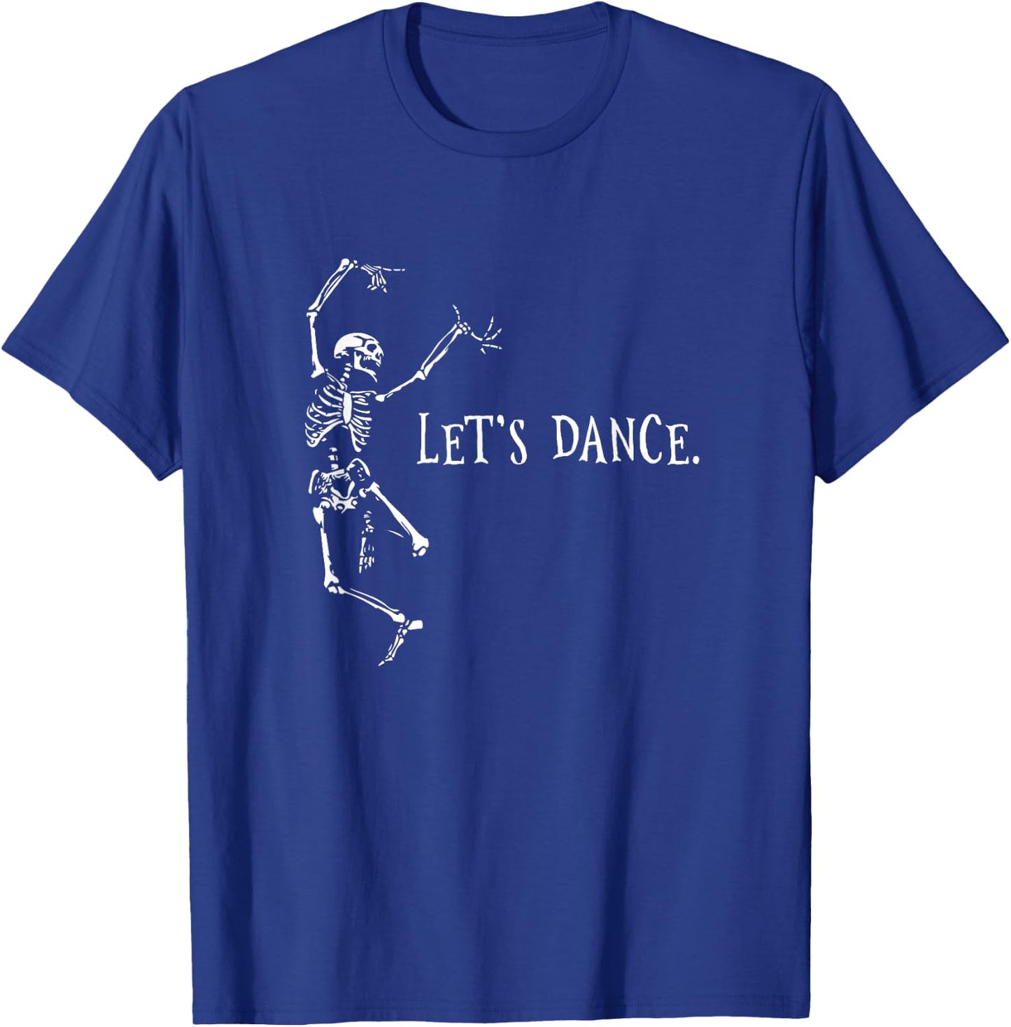 Let's Dance Dancing Skeletons Halloween T-Shirt - T-Shirt | Royal