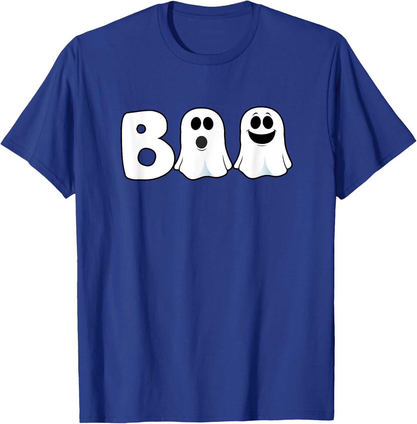 Halloween Boo Ghosts Trick Treat T-Shirt - T-Shirt | Royal