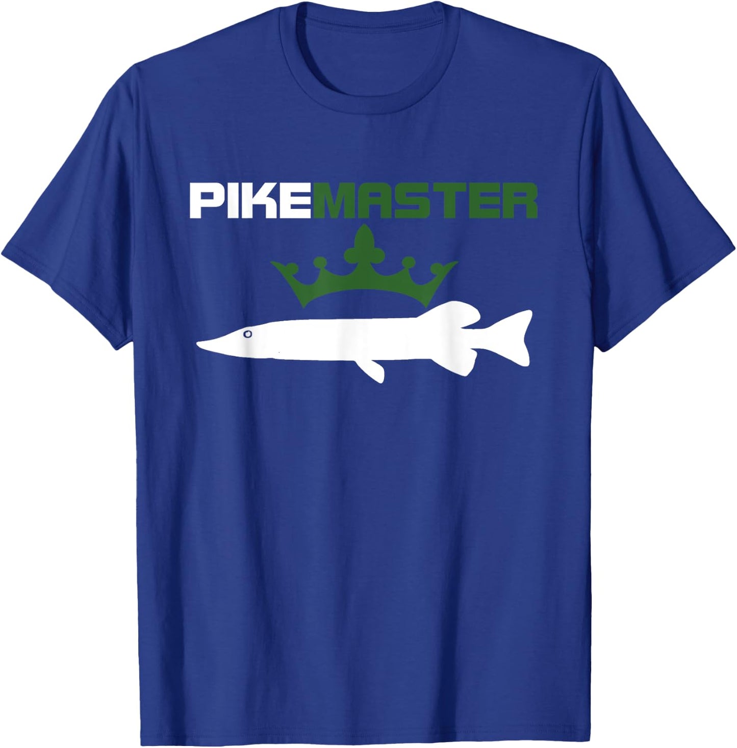 Pike Master - Northern Pike Fishing Shirt T-Shirt - T-Shirt | Royal
