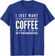 I Love My Granddog Drink Coffee Women T-Shirt - T-Shirt | Royal