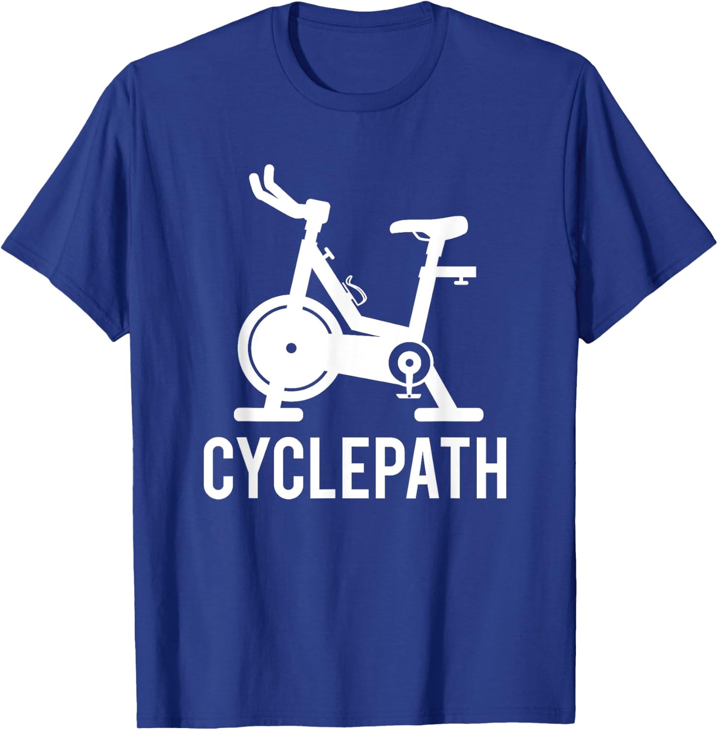 Cyclepath Love Spin Funny Workout Pun Gym Spinning Class T-Shirt - T-Shirt | Royal