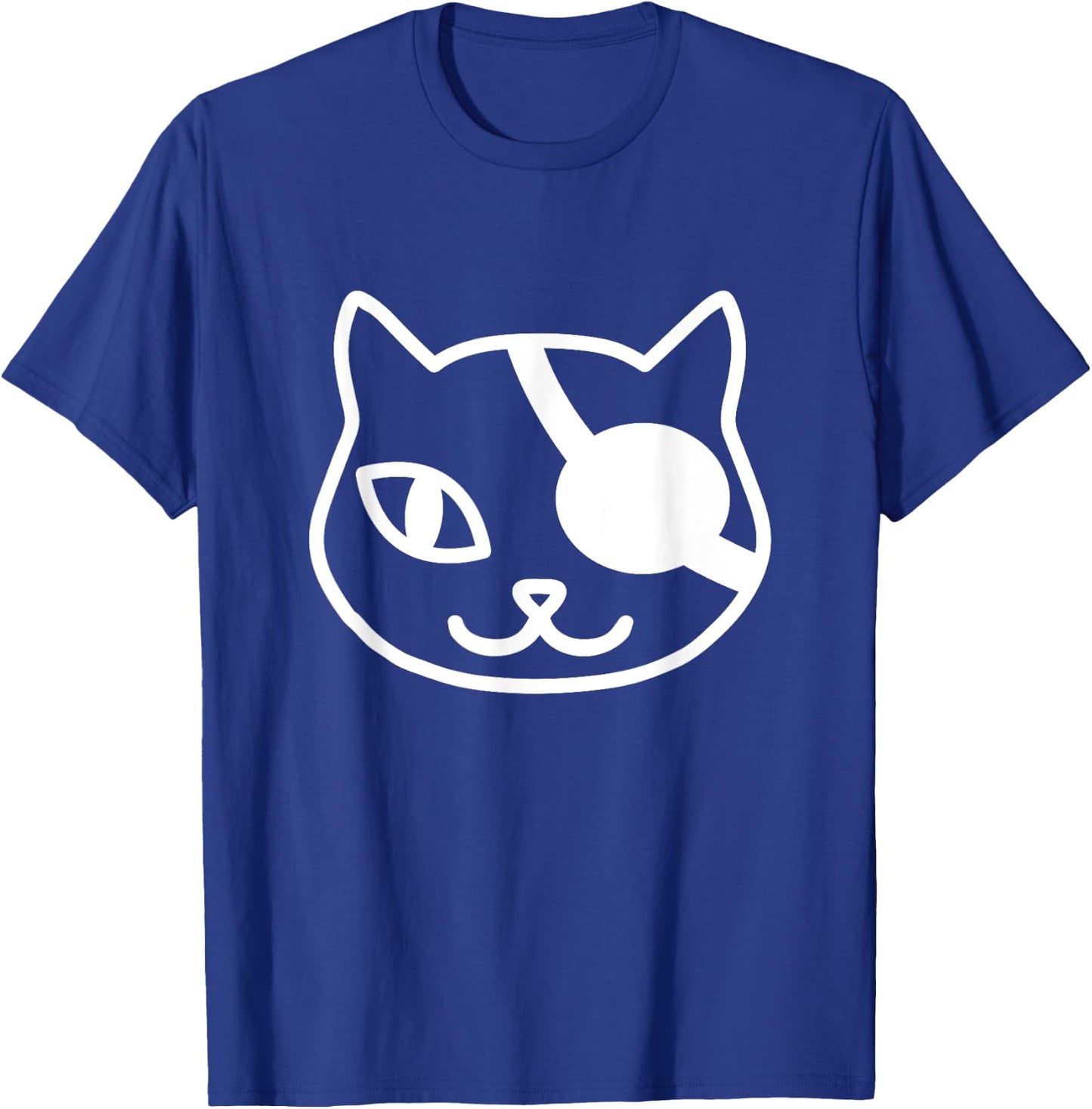 Cute Pirate Cat For Cat Lover Eye Patch Kitten T-Shirt - T-Shirt | Royal