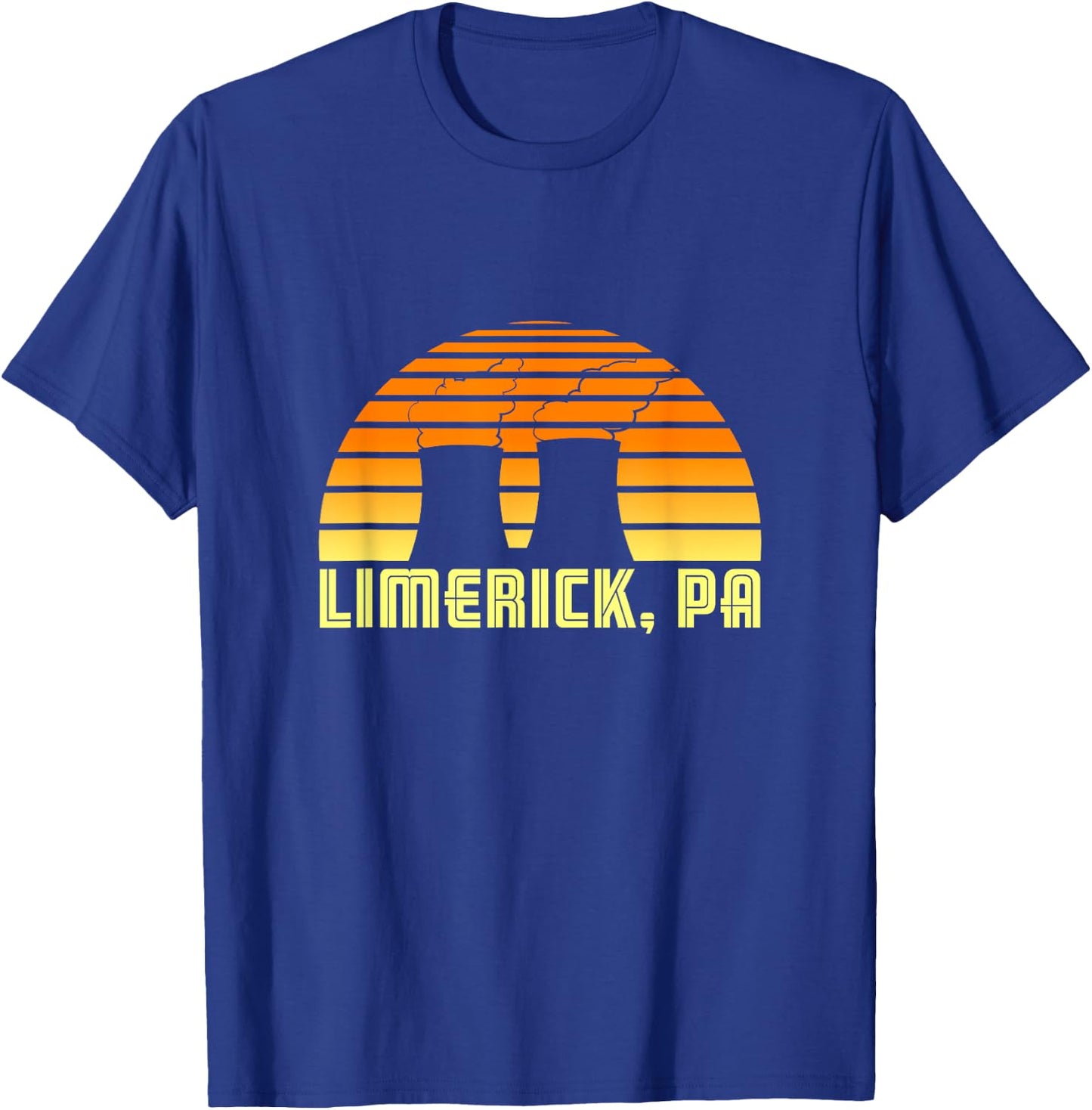 Retro Limerick Pennsylvania T-Shirt - T-Shirt | Royal