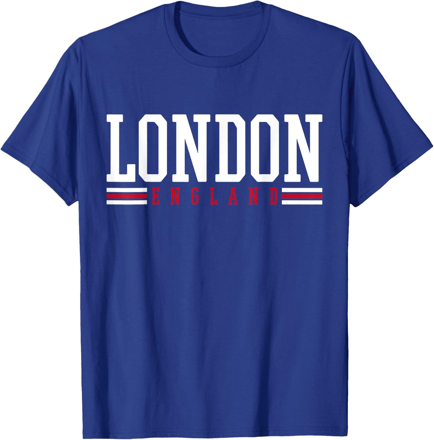England Gifts London Black -Adults -Kids Classic Fit Short Sleeve T-Shirt - T-Shirt | Royal