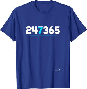 247365 Hustle Healthy Gym Shirt T-Shirt - T-Shirt | Royal