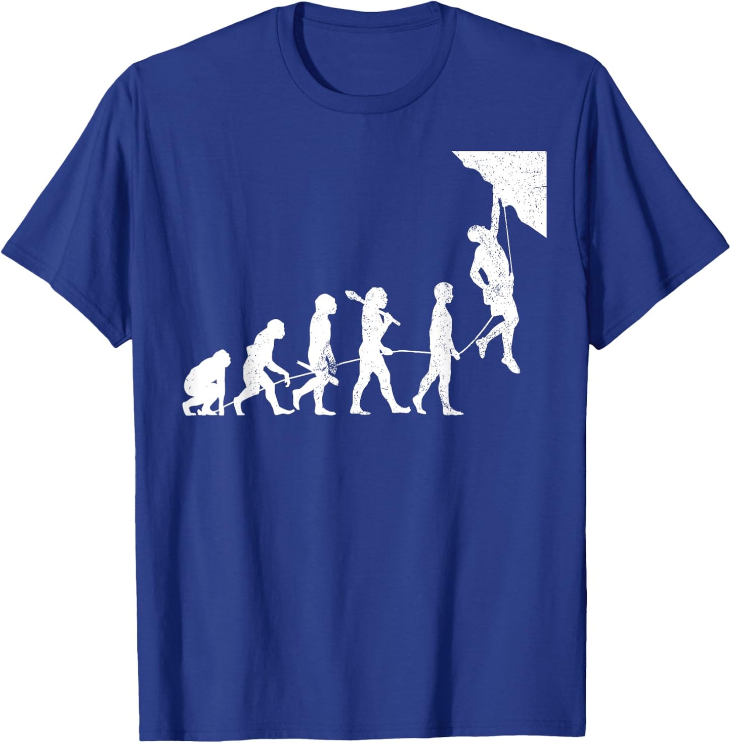 Rock Climbing Solo Climber Bouldering Free T-Shirt - T-Shirt | Royal