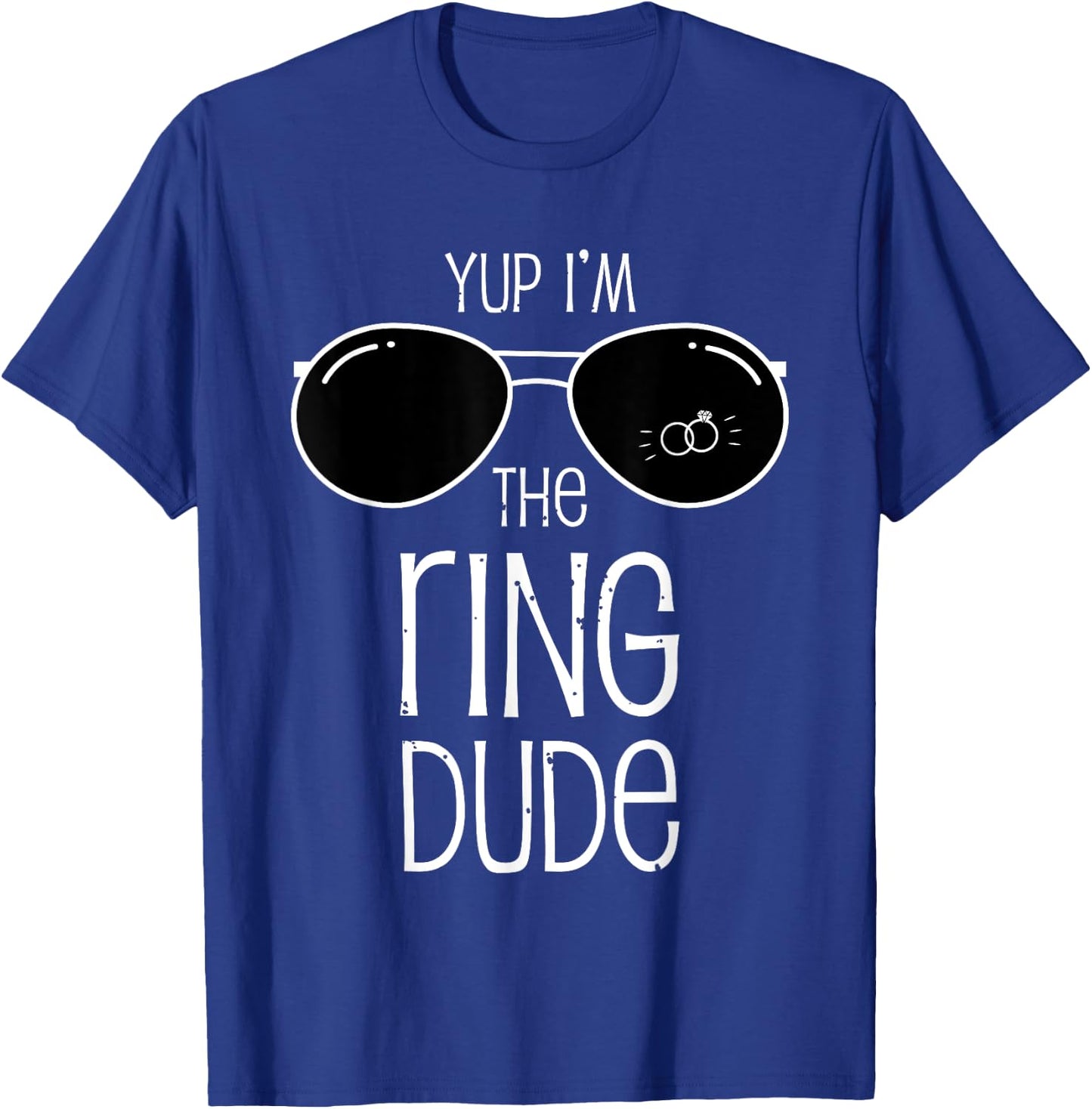 Yup I'm The Ring Dude kids funny Wedding ring bearer gift T-Shirt - T-Shirt | Royal