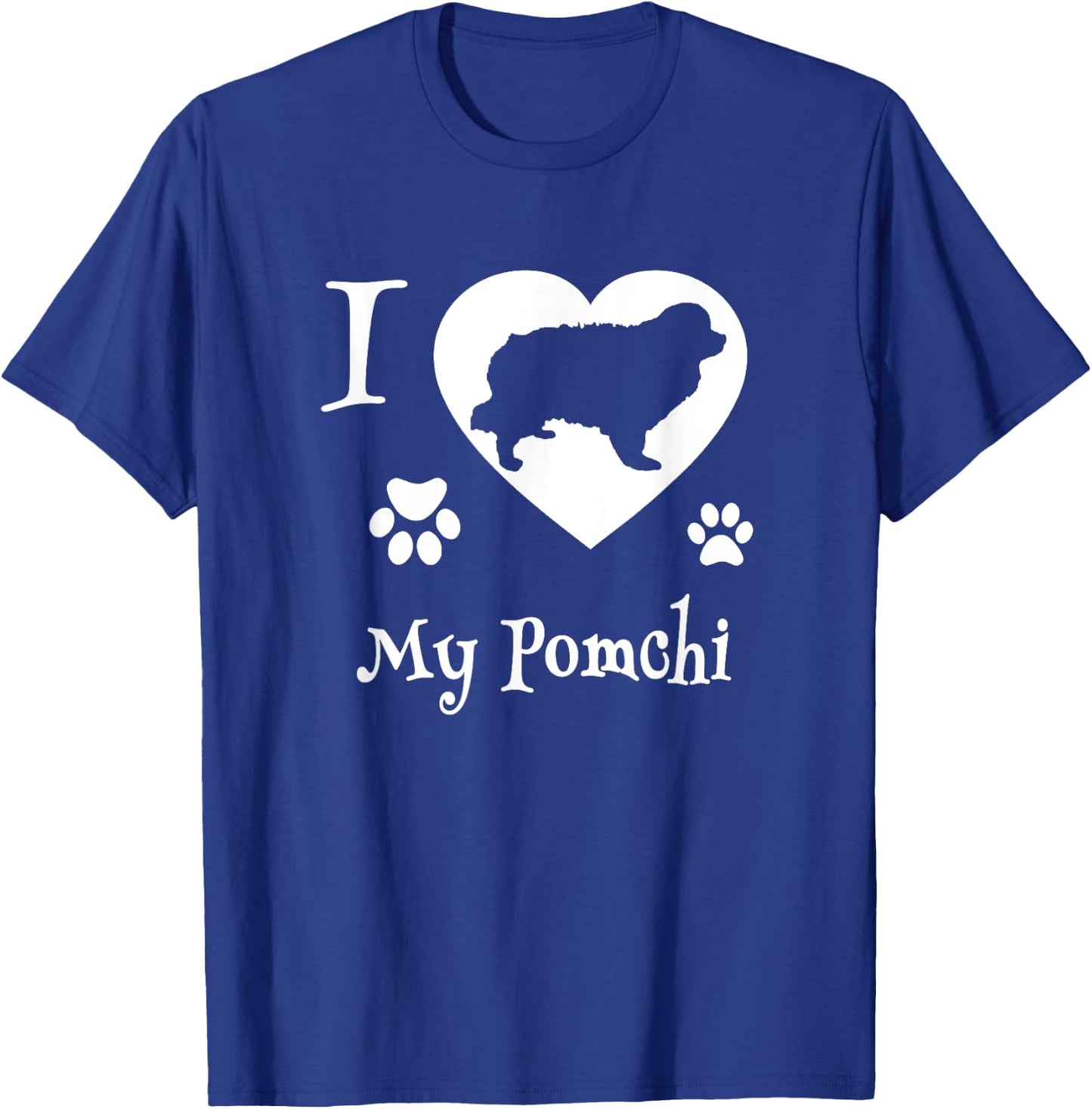 Pomchi Shirt Design for Pomchi Dog Lovers T-Shirt - T-Shirt | Royal