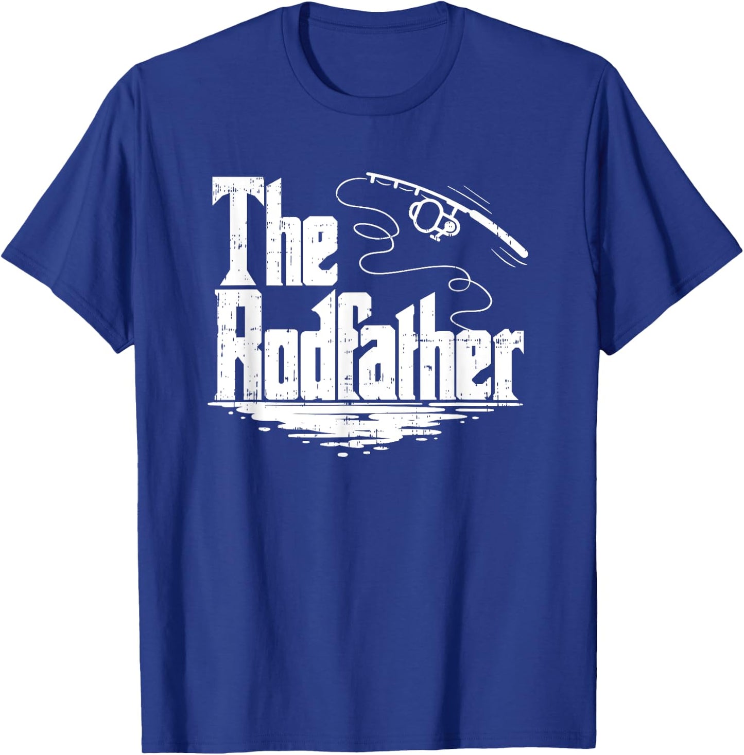 Funny Fishing Gift | The Rodfather T-Shirt - T-Shirt | Royal