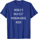 World's Okayest Morgan Horse Funny Equestrian Gift T-Shirt - T-Shirt | Royal