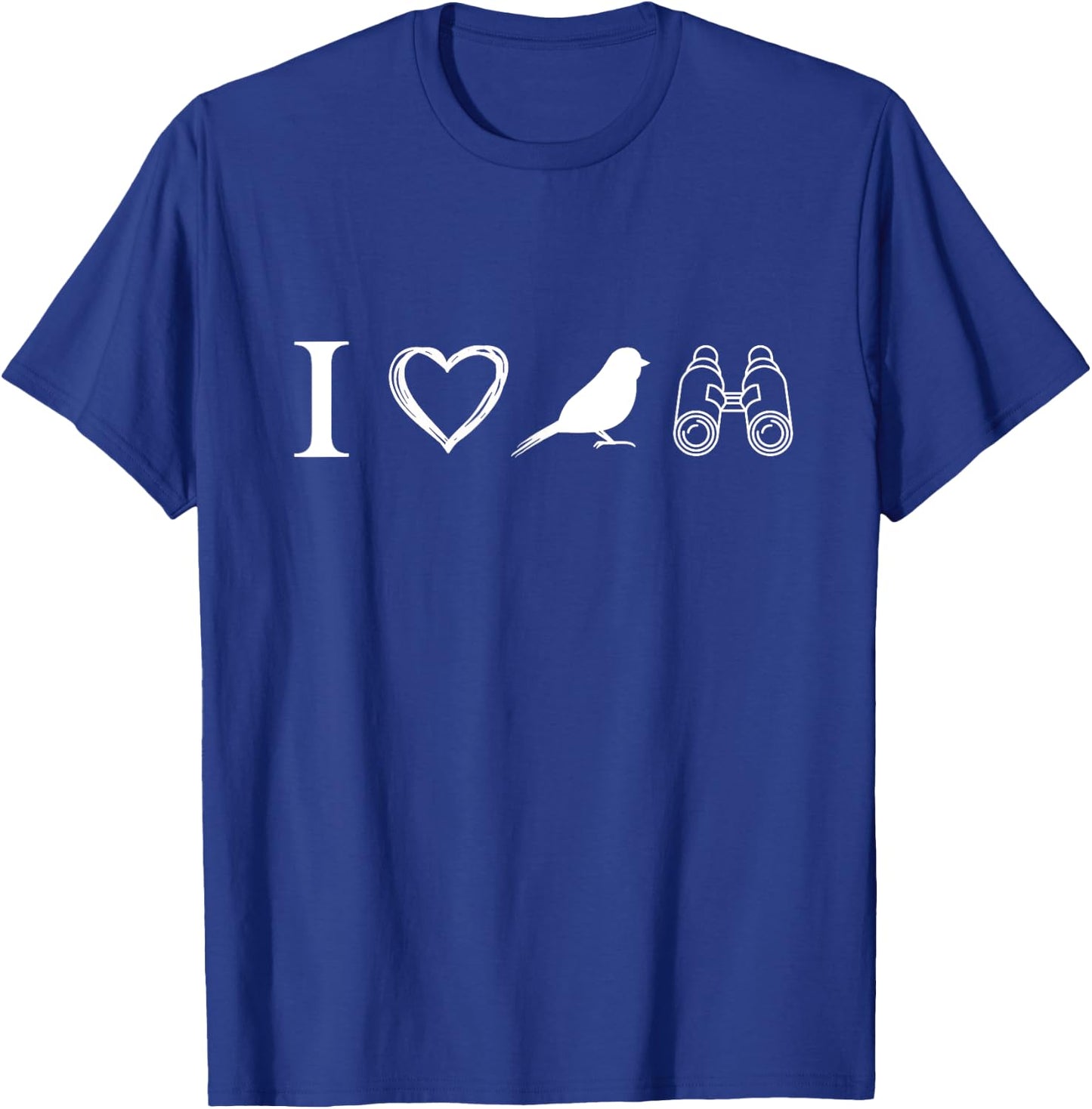 I Love Bird Watching Gift Birding Lover Watchers T-Shirt - T-Shirt | Royal