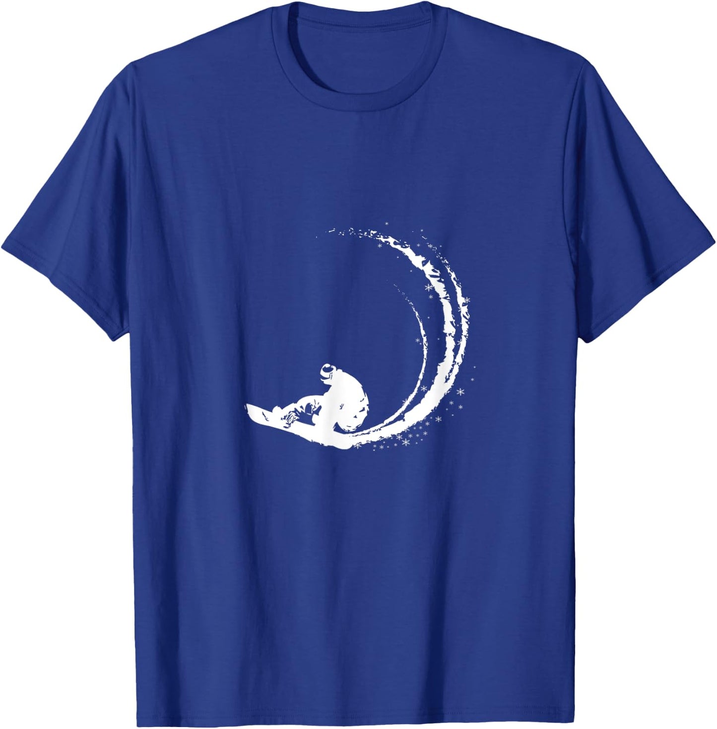 Ride Snow Snowboarder Snowboard Ski Board | Man Woman Kids T-Shirt - T-Shirt | Royal
