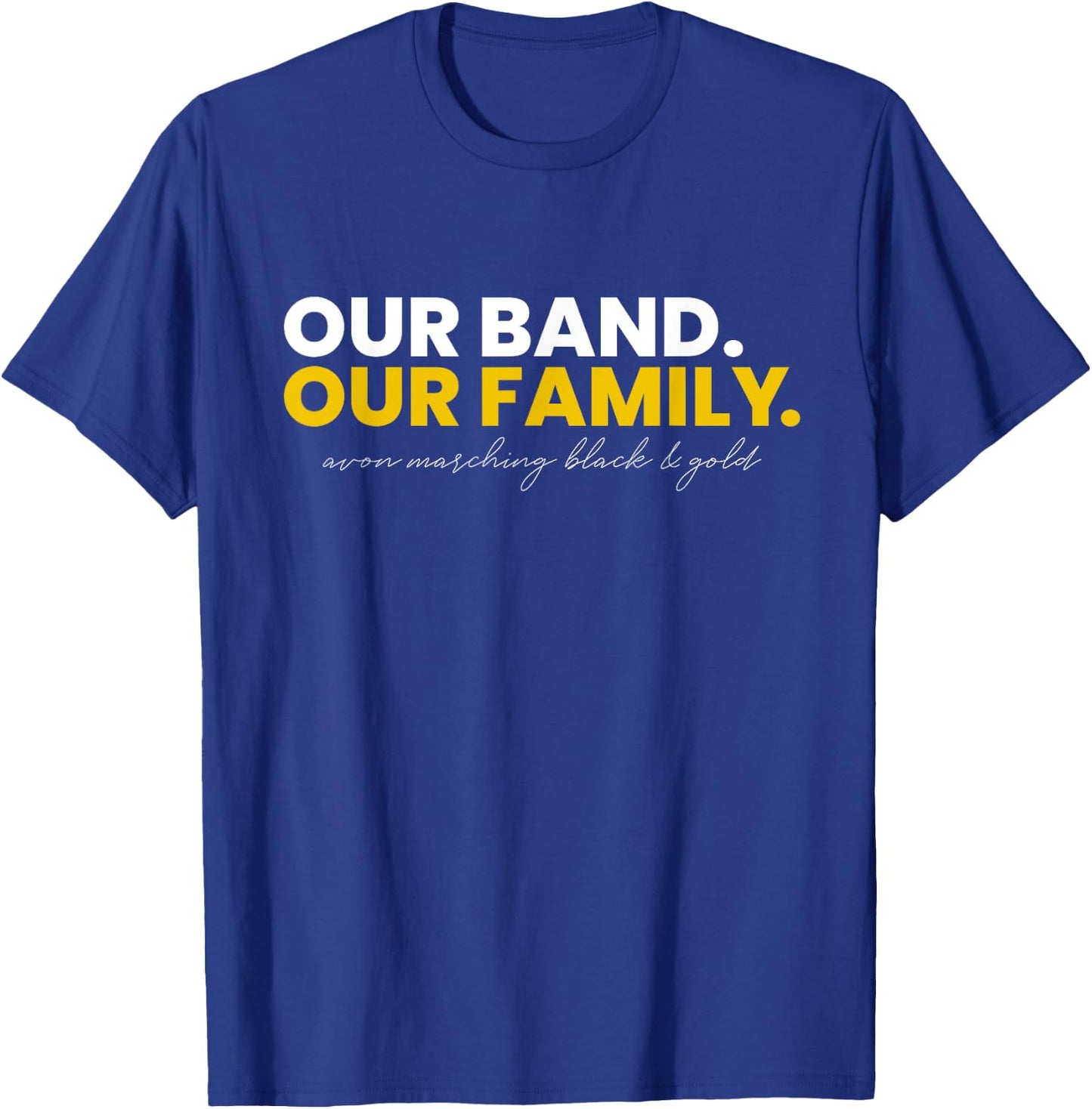 Unique Avon High School Marching Band T-Shirt - T-Shirt | Royal