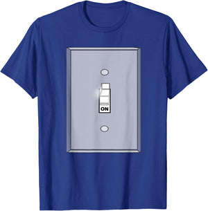 Light Switch & Bulb: Halloween Matching Couple Shirts T-Shirt - T-Shirt | Royal