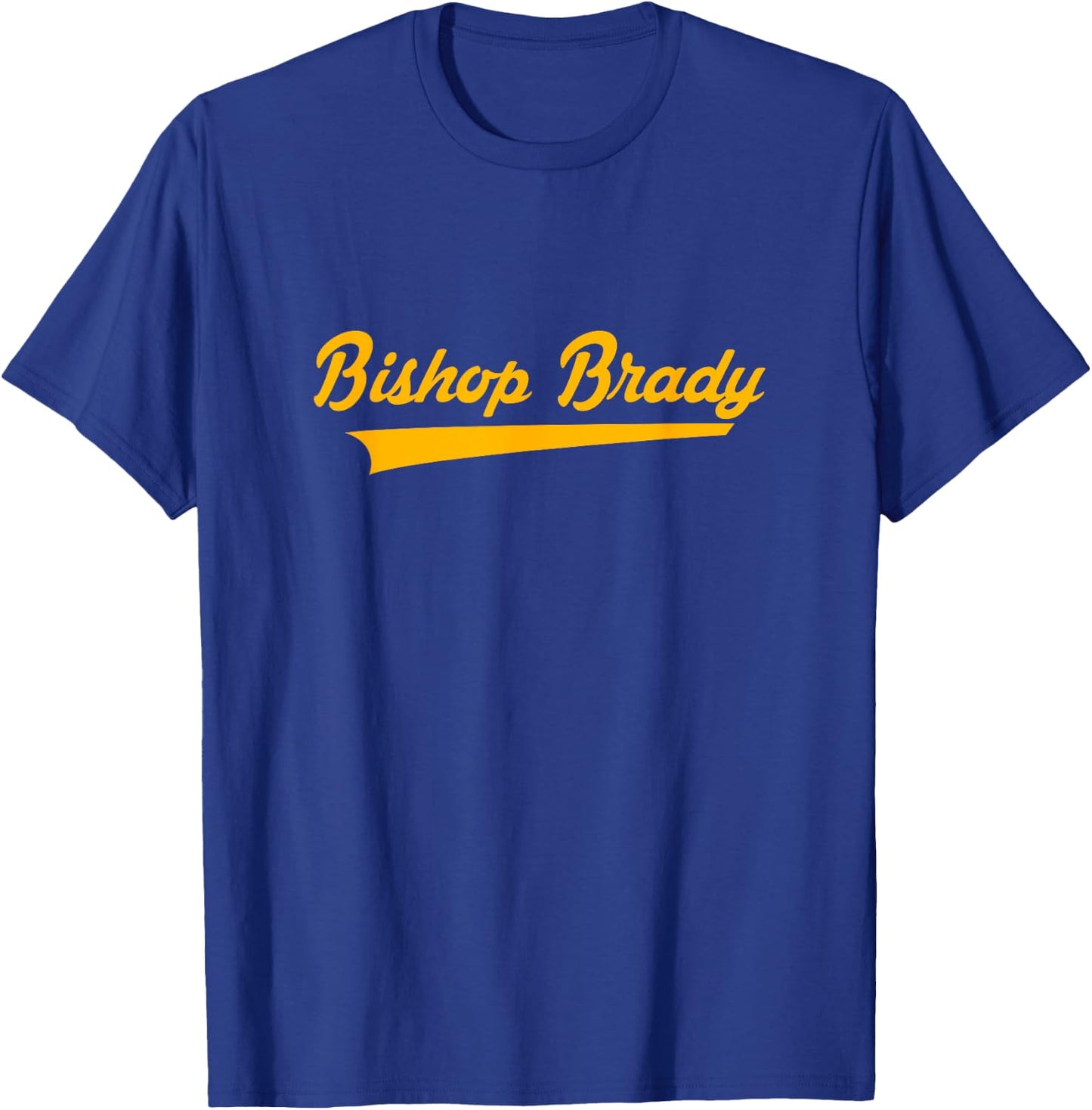 Bishop Brady High School Vintage Swoosh T-Shirt - T-Shirt | Royal