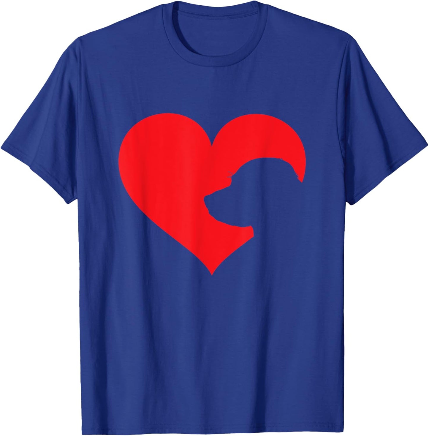 Labrador Love Heart Girls Who Love Labrador Dogs T-Shirt - T-Shirt | Royal