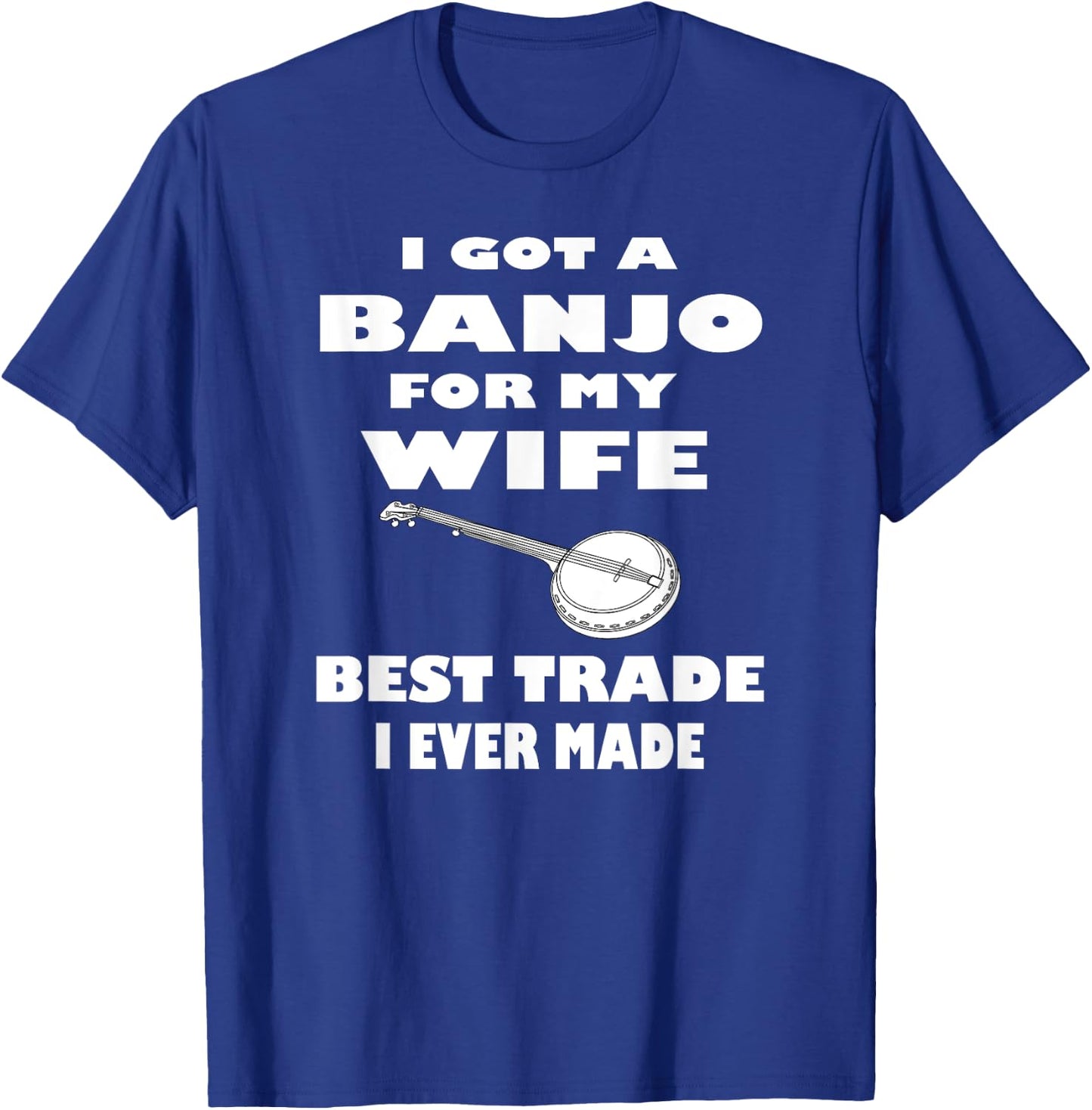 Banjo Player Bluegrass Folk Music Country Music Gift Shirt T-Shirt - T-Shirt | Royal