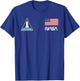 NASA Space Shuttle Challenger Crew T-Shirt - T-Shirt | Royal