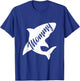 Mommy Shark Matching Family Shirts Shark T-Shirt - T-Shirt | Royal