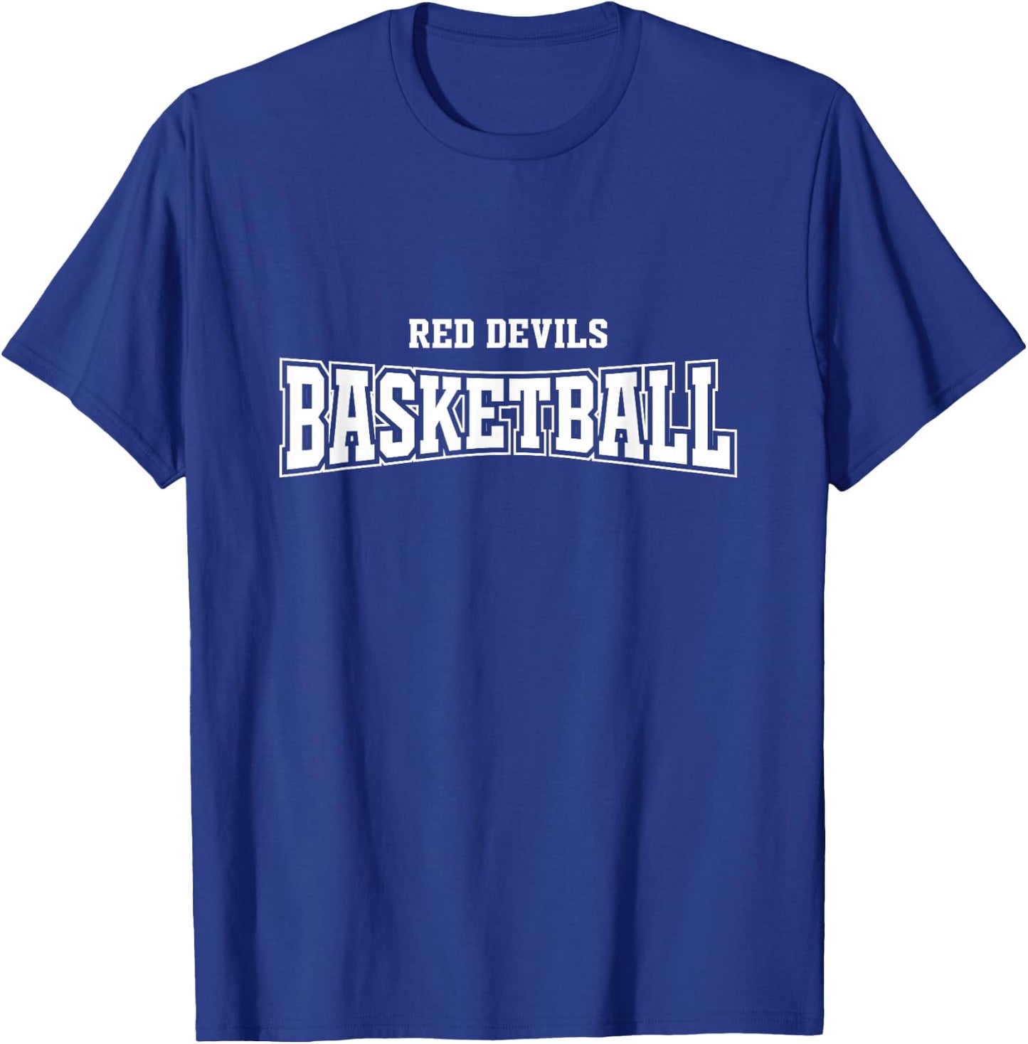 Red Devils Basketball Team Central T-Shirt - T-Shirt | Royal
