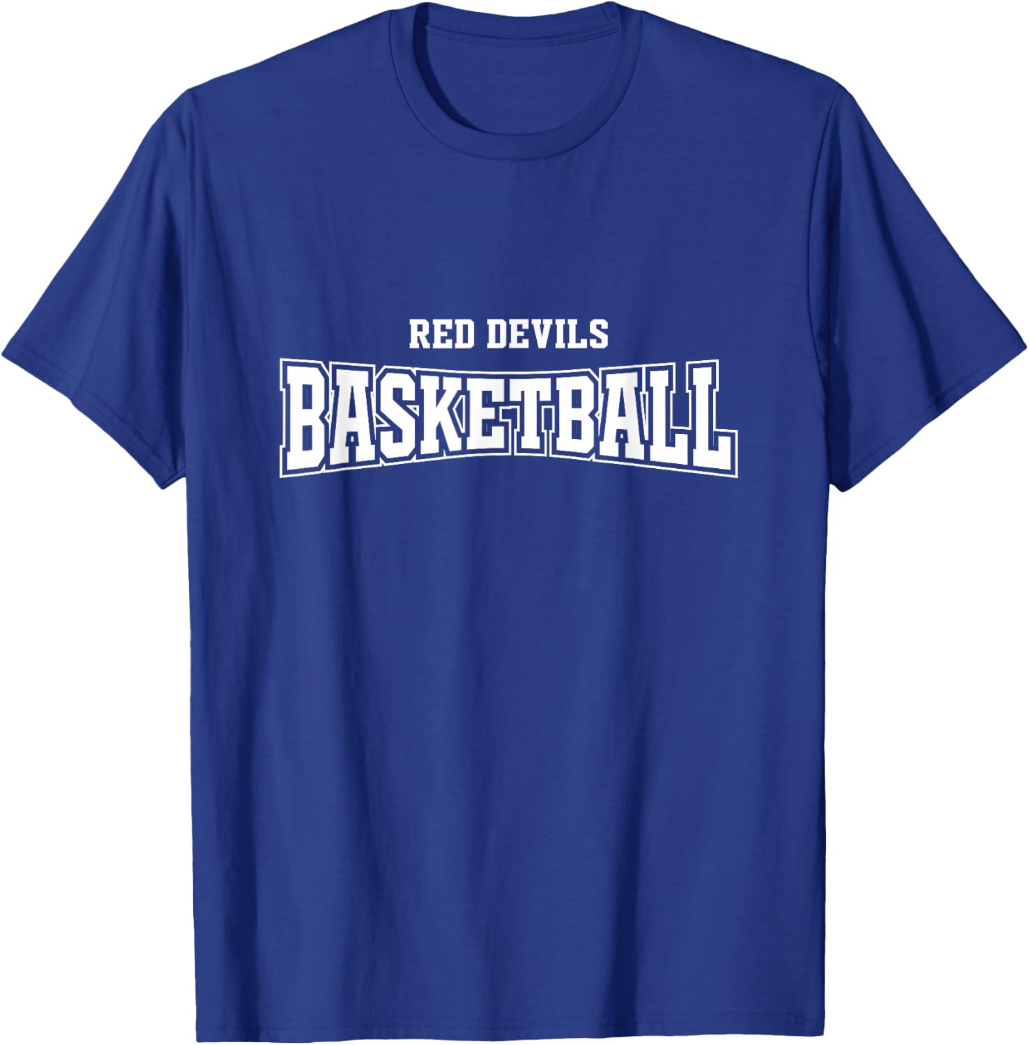 Red Devils Basketball Team Central T-Shirt - T-Shirt | Royal