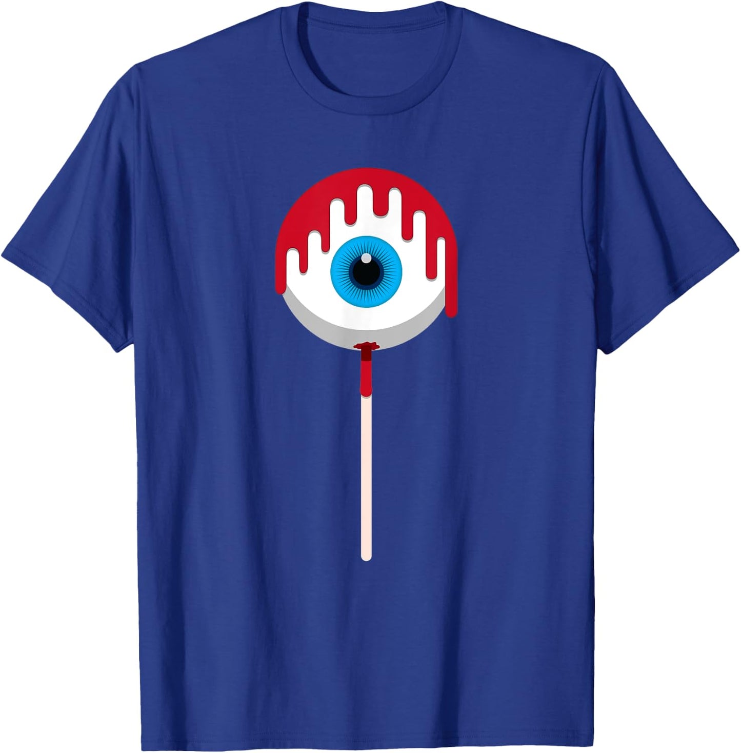 Halloween Eye Candy - Bloody Creepy Eyeball Lollipop T Shirt T-Shirt - T-Shirt | Royal