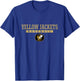 Oxford Yellow Jackets Logo Baseball HS T-Shirt - T-Shirt | Royal