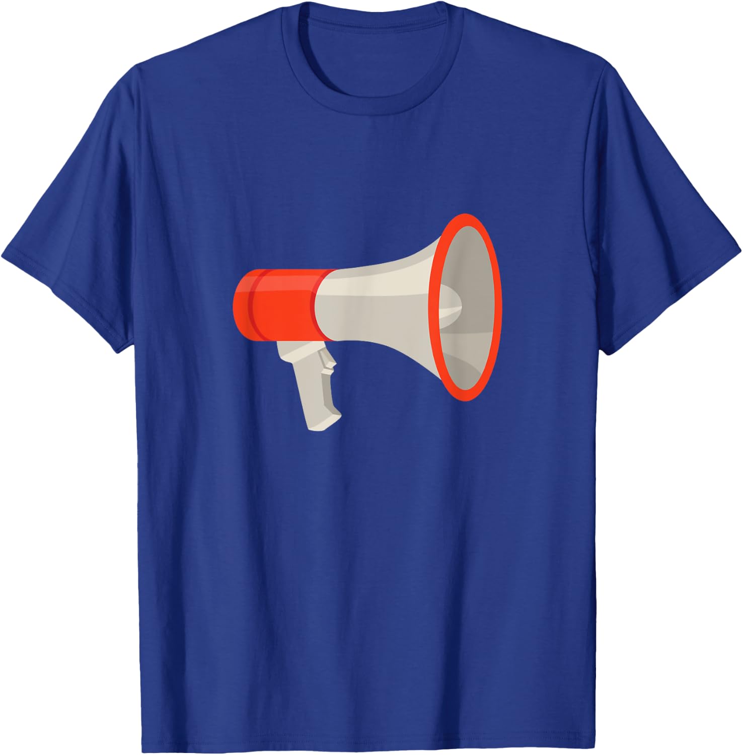 Megaphone Bullhorn T-Shirt - T-Shirt | Royal