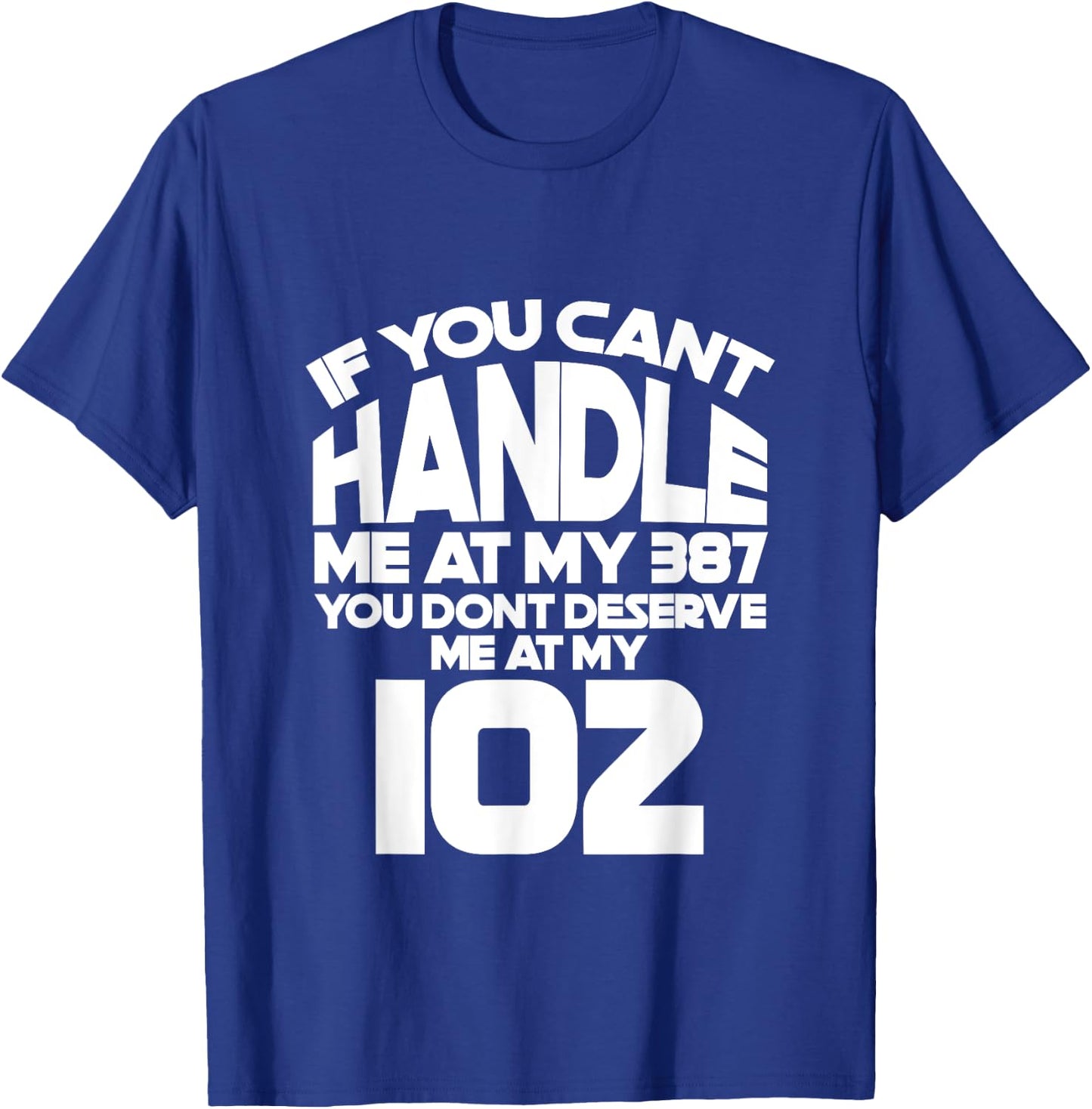 You Can't Handle Me Diabetes Diabetic Insulin Funny Gift T-Shirt - T-Shirt | Royal