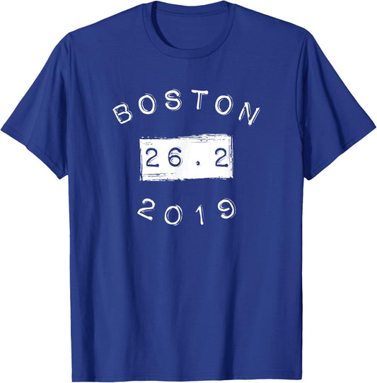 Boston 2019 Marathon 26.2 shirt T-Shirt - T-Shirt | Royal