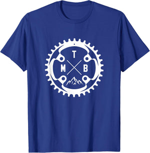 Mountain Bike Shirt MTB Downhill Biking Biker Gift T-Shirt - T-Shirt | Royal