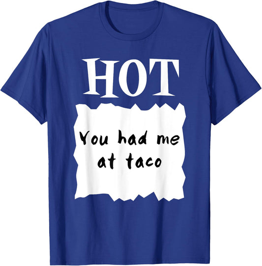 HOT SAUCES Group Halloween Costumes TACO SAUCE shirt T-Shirt - T-Shirt | Royal