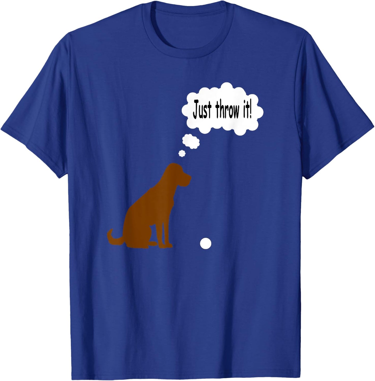 Chocolate Labrador Retriever Funny Lab Dog T-Shirt - T-Shirt | Royal