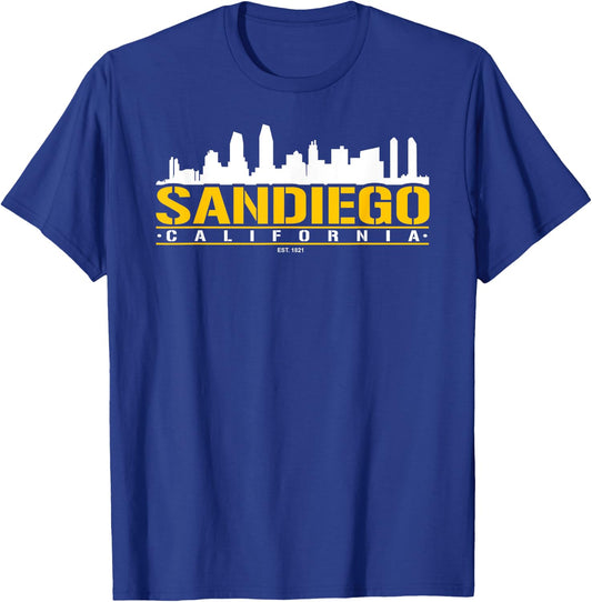 San Diego California Cool design with Classic Look T-Shirt - T-Shirt | Royal