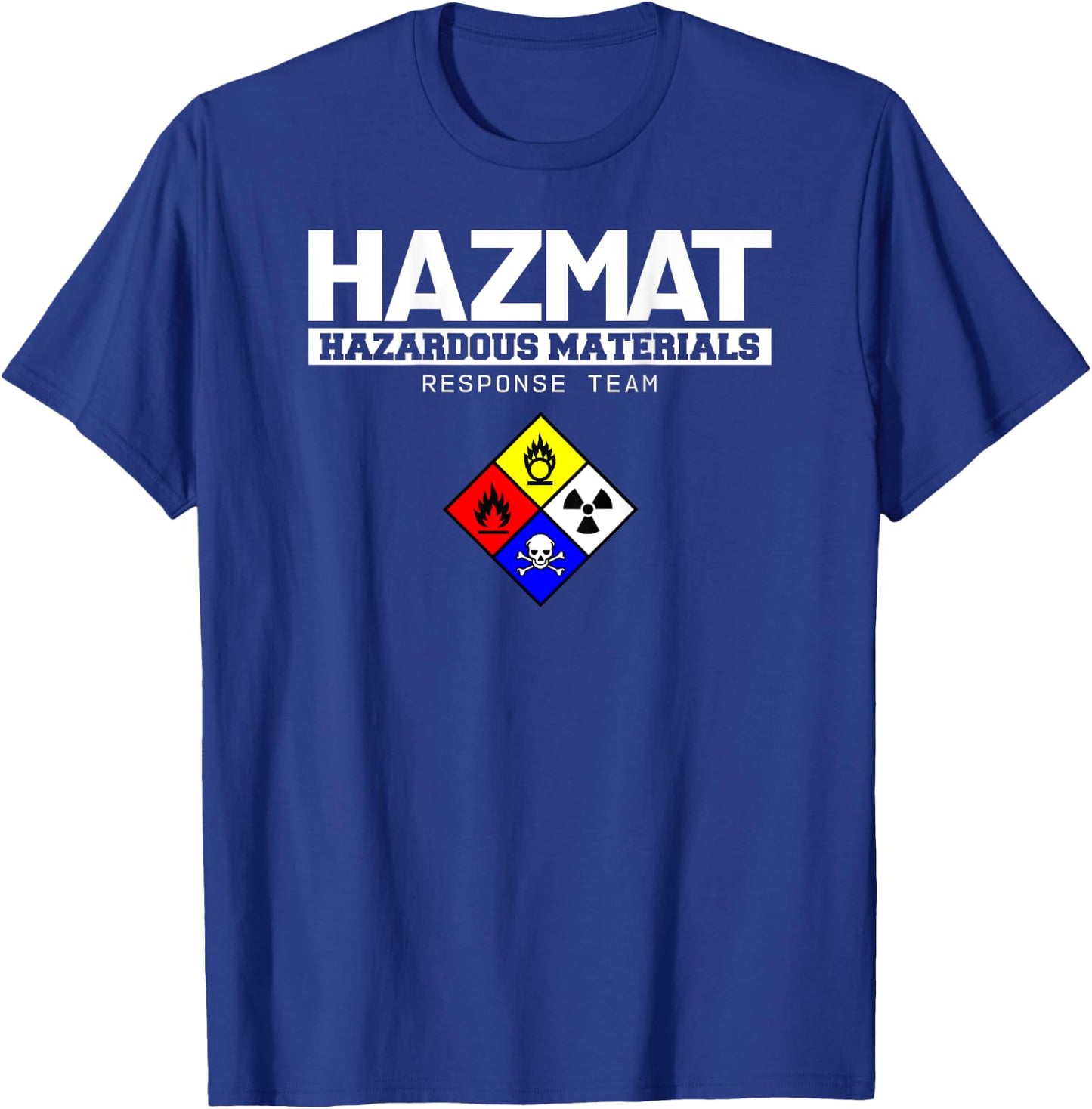 HAZMAT Hazardous Material Response Team Technician T-Shirt - T-Shirt | Royal