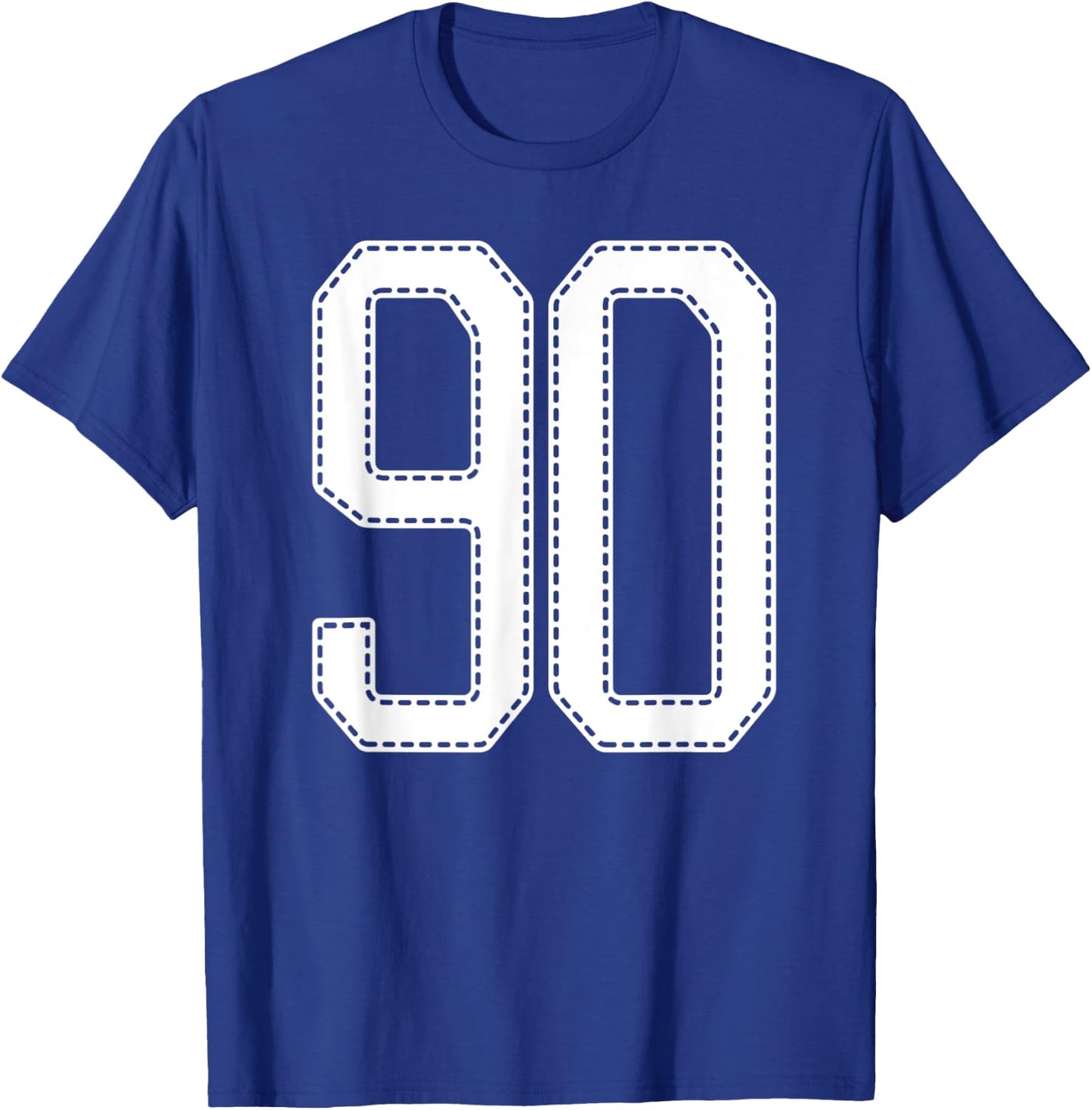 Official Team League #90 Jersey Number 90 Sports Jersey T-Shirt - T-Shirt | Royal