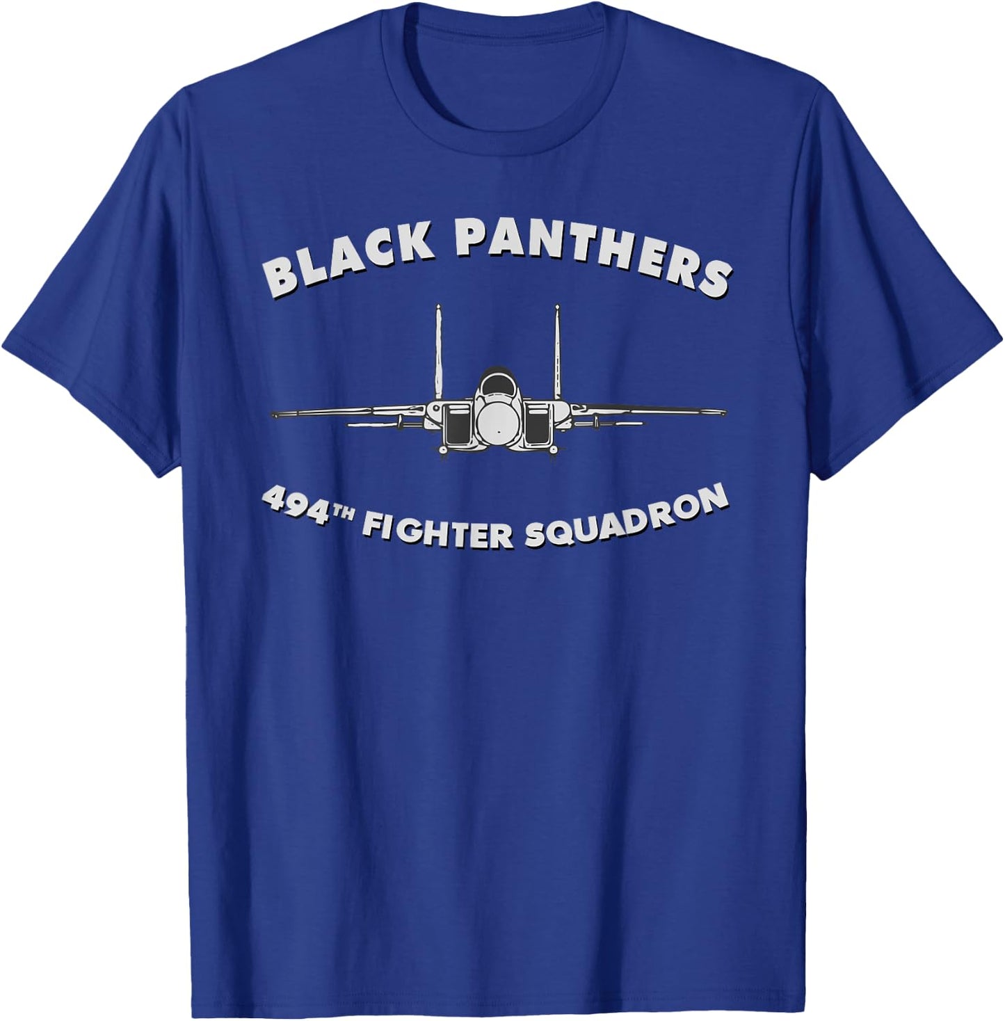 494th Fighter Squadron F-15 Strike Eagle T-Shirt - T-Shirt | Royal