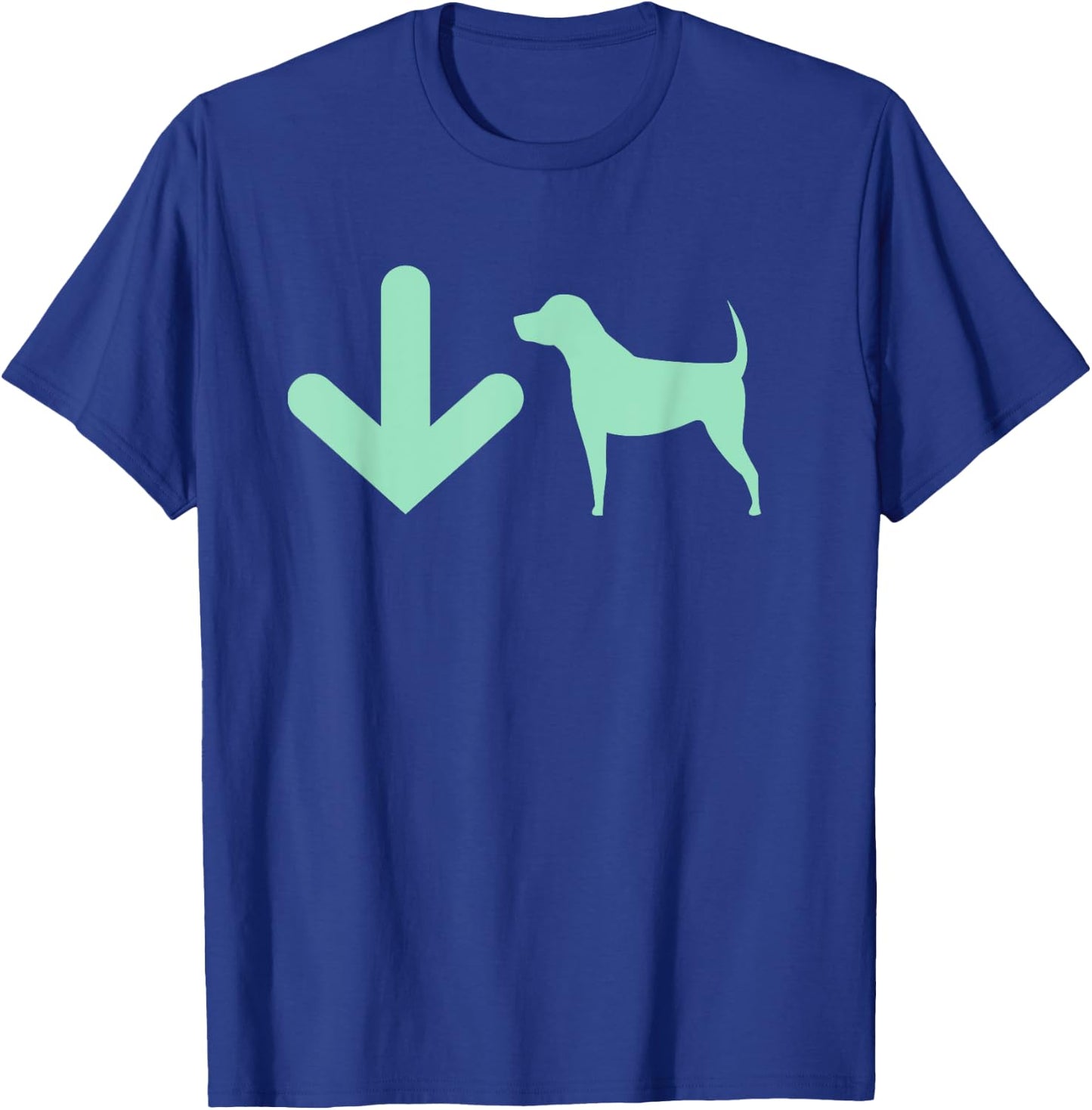 Yoga Dog - Yoga Down Dog Shirt - Downward Dog Funny T-Shirt - T-Shirt | Royal